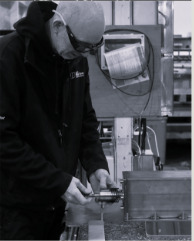 CMD technician carrying out final inspection and testing